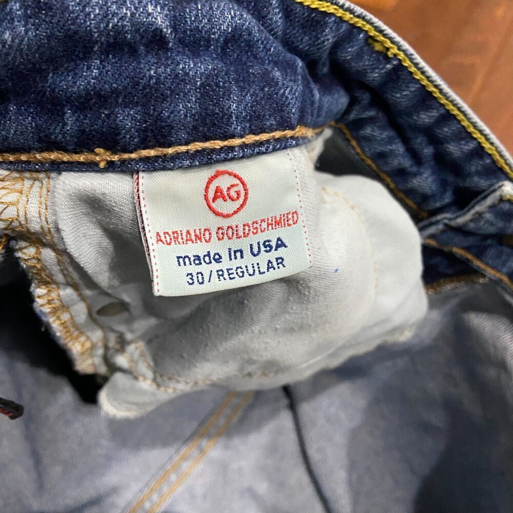 Adriano Goldschmied AG Vintage Gemini Bootcut Denim Blue Jeans Women's 30R - Picture 6 of 11